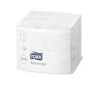 Tork Xpressnap Fit 15830 - Recambio de servilletas para el dispensador de servilletas de papel N14, calidad avanzada 2 capas, 720 unidades, color blanco