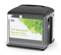 Tork Xpressnap Snack 272808 Dispensador de servilletas/Ideal para restaurantes de servicio limitado/Sistema N10 / Color negro