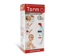 TORM - Termómetro frontal - Toma de temperatura frontal de un solo punto - Tecnología infrarroja - Termómetro premium - 1 unidad