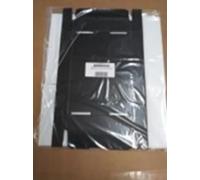 Bags Unlimited X45125CP 7 45 RPM Record Storage Box With Lid Corragated Plastic (White/Black)