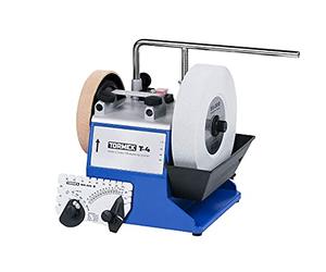 Tormek T-4 Original sistema de lijado refrigerado por agua para herramientas de corte, versión DE, manual en alemán