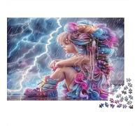 Tormenta ChicaRompecabezas DIY 1000 Piezas Cartón Mejora De La Memoria, Actividad Indoor, Amantes De Puzzles 52x38cm/1000pcs
