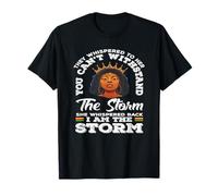 Tormenta del Mes de la Historia Negra Motivacional Camiseta