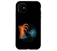 Tormenta Solar Tierra Magnetosfera Radio Carcasa para iPhone 11