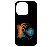 Tormenta Solar Tierra Magnetosfera Radio Carcasa para iPhone 14 Pro