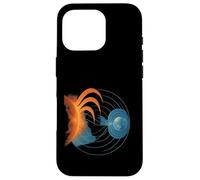 Tormenta Solar Tierra Magnetosfera Radio Carcasa para iPhone 16 Pro