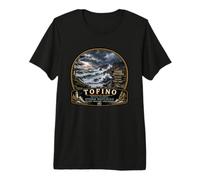 Tormenta Tofino Viendo la Isla de Vancouver Canadá Camiseta Premium