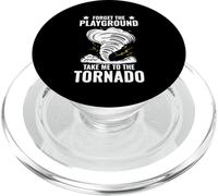 Tormenta Tornado Twister Huracán Tiempo Tornados Chaser PopSockets PopGrip para MagSafe