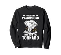 Tormenta Tornado Twister Huracán Tiempo Tornados Chaser Sudadera