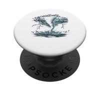 Tornado - Camiseta para niños pequeños meteorólogos, meteorólogos, tormenta PopSockets PopGrip Adhesivo