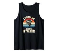 Tornado Chaser en tormenta meteorológica de Entrenamiento Camiseta sin Mangas