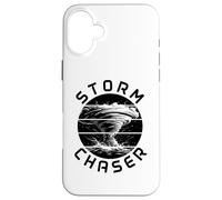 Tornado Chaser Meteorólogo Meteorología Persecución de tormentas Carcasa para iPhone 16 Plus