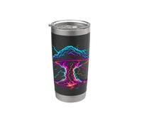 Tornado Chaser Tormenta Fenómenos Meteorológicos Huracanes Vaso térmico de acero inoxidable de doble pared