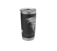 Tornado Runner Storm Persiguiendo fenómenos meteorológicos Meteorología Vaso térmico de acero inoxidable de doble pared