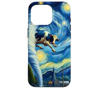 Tornado, tormenta Persiguiendo la Noche Estrellada de Van Gogh Carcasa para iPhone 16 Pro