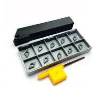 Torneado de roscas externo SDJCR 1010H07 1212H07 1616H07 CNC portaherramientas de torneado externo DCMT070204 inserto de carburo(SDJCR1212 and IC908)