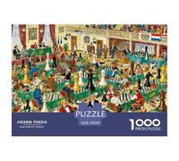 Torneo Internacional de Ajedrez Puzzle De Madera Impermeable Puzzles De 1000 Piezas Regalos para Adultos Colorido Rompecabezas Juegos Educativos