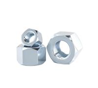 Tornillo 20 tuercas hexagonales de acero al carbono de grado 8.8, M14-2.0, zinc azul y blanco, tuerca de bloqueo(M24-3.0(5pcs))