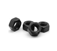 Tornillo 50 piezas M2-0.4 304 acero inoxidable, zinc negro tuerca hexagonal, tuerca de bloqueo(M12-1.75(5pcs))