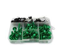 Tornillo Accesorios 195 Unids/Set CNC Aleación M6 M5 Carenado Pernos Kit Carrocería Tornillos Tuerca para Kawasaki Z750 Z800 para Yamaha MT07 MT09 MT10 R1 R3(Vert)