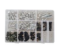 Tornillo Accesorios Accesorios De Motocicleta 200x Kit Pernos Cuerpo Carenado Clip Tornillos para Honda CBR929RR 954RR CBR929 RR CBR 929RR 929 2000-2003 2001 2002(Silver)