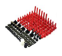 Tornillo Accesorios Accesorios De Motocicleta Carenado Parabrisas Cuerpo Trabajo Pernos Tuercas Tornillos para Ducati Multistrada 1200 ABS S Sport GT MS4 MS4R(Rosso)