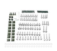Tornillo Accesorios Kit Completo De Tornillos Carenado, Carrocería Motocicleta, Clips, Pernos Cubierta Tuercas para BMW GS 1200 F650GS F700GS F 650 700 F650 F700gs F850gs(Silver)