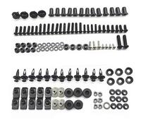 Tornillo Accesorios Kit Completo De Tornillos Carenado para Motocicleta para Kawasaki para Ninja ZX12R ZX-12R 2000 2001 2002 2003 2004 2005 Carrocería Clips Pernos Cubierta Tuercas(Nero)