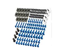 Tornillo Accesorios Kit Completo De Tornillos Carenado para Motocicleta para Suzuki, para Honda para Kawasaki, Carrocería, Clips, Pernos Cubierta Tuercas(BLU)