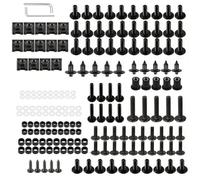Tornillo Accesorios Kit Completo De Tornillos Y Pernos Carenado para Motocicleta para Suzuki DR DR-Z125 DR-Z125L DR-Z250 DRZ125 DRZ125L DRZ250 RMZ250 Clips Tuercas Cubierta(Nero)