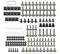 Tornillo Accesorios Kit Completo De Tornillos Y Pernos Carenado para Motocicleta para Suzuki DR DR-Z125 DR-Z125L DR-Z250 DRZ125 DRZ125L DRZ250 RMZ250 Clips Tuercas Cubierta(Grey)