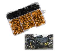 Tornillo Accesorios Kit Completo Tornillos Carenado para Motocicleta para Yamaha XTZ660 XT600 Z/ZE XTZ750 XTZ1200 para Super TENERE 700 900 2024, Clips, Pernos De Cubierta Tuercas(Orange)