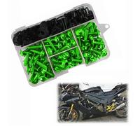 Tornillo Accesorios Kit Completo Tornillos Carenado para Motocicleta para Yamaha XTZ660 XT600 Z/ZE XTZ750 XTZ1200 para Super TENERE 700 900 2024, Clips, Pernos De Cubierta Tuercas(Vert)