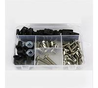 Tornillo Accesorios Kit De Pernos Carenado para Motocicleta, Tornillos Cubierta Carrocería, Tuercas para BMW F800GT F800 GT F 800 2013 2014 2015 2016 2017 2018 2019(Silver)