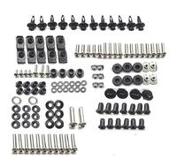 Tornillo Accesorios Kit De Tornillos Y Tuercas para Carenado Motocicleta para Honda CBR1000RR CBR1000 CBR 1000 1000RR 2004 2005 04 05 Clips Sujeción Carrocería Tornillo(Silver)