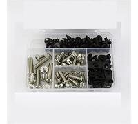 Tornillo Accesorios para Honda NC700X NC700 X NC 700 2012 2013 Kit De Tornillos Carenado Tuerca Cubierta Motocicleta Pernos Acero(Silver)