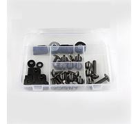 Tornillo Accesorios para Kawasaki Z900 Z 900 2017 2018 2019 Kit De Tornillos Carenado Motocicleta Cubierta Lateral Clips Tuercas Acero(Titanium)