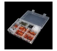 Tornillo Accesorios Sujetador De Perno Carenado Clips Sujeción Velocidad Aguja Cuerpo Motocicleta Tuercas Pernos Resorte Tornillo para Honda Hornet CB919 CB1000R CB900 CB1300(Orange)