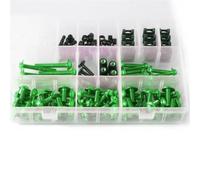 Tornillo Accesorios Tornillos Y Clips para Carrocería De Motocicleta, Pernos Cubierta Tuercas para BMW F800ST 2006-2009 2010 2011 2012 2013 2014 2015 Kit Completo Carenado(Vert)