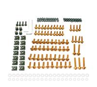 Tornillo Accesorios Tornillos Y Clips para Carrocería De Motocicleta, Pernos Cubierta Tuercas para BMW F800ST F 800 R HP2 para Enduro K1200R K1200S K 1200 Kit Completo Carenado(Jaune)