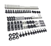 Tornillo Accesorios Tornillos Y Clips para Carrocería Motocicleta Pernos Cubierta De Tuercas para Suzuki RF900R RF900 RF 900 900R 1993-1997 1998 1999, Kit Completo Carenado(Silver)