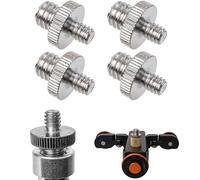 Tornillo adaptador de rosca macho de 1/4"-20 a 3/8"-16, 4 piezas, adaptadores macho a macho, reductores, adaptadores de tornillo, tornillo para trípode, luz, accesorios para cámaras DSLR, screw camera