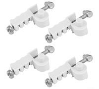 Tornillo ajustador de tensor de cadena compatible con piezas de motosierra 017 018 Ms170 Ms180 Ms210 Ms230 Ms250 piezas de motosierra de plástico blanco metal paquete de 4 (4 piezas)