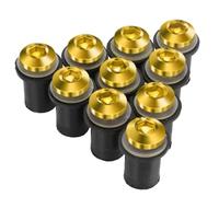 Tornillo Allen Moto Compatible Con Para ZX12R Para ZX14R Para ER5 Carenado Para Kit De Pernos Parabrisas Casco Tornillos Tuercas Pernos Juego Surtido(Yellow)