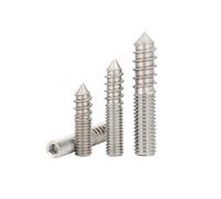 Tornillo autorroscante de cola puntiaguda de doble cabeza hexagonal sin cabeza de acero inoxidable 304 M4M5M6M8M10(2pcs M10X80)