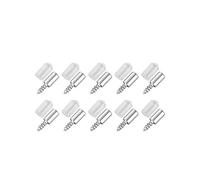 Tornillo autorroscante en cruz, soporte de placa capa tornillos autorroscantes, funda goma, partición for armario, fijo for tabique(10 Set (20pcs))