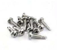 Tornillo Autotaladrante Cabeza Cilindrica Cruciforme Acero Inox A2 DIN 7504N (3.5x22) x100