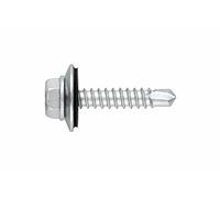 Tornillo autotaladrante inoxidable bimetal con cabeza hexagonal Tornillo con arandela vulcanizada de acero-EPDM - MEDIDA: 5,5 x 32 P16 - Unid: 500
