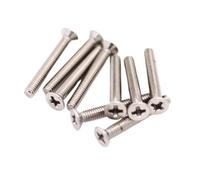 Tornillo Avellanado 5/10/50 Uds M1 .2 .4 .6 M2 .5 M3 M4 M5 M6 M8 304 tornillo de cabeza avellanada plana Phillips cruzada acero inoxidable(8mm,M1.4 50pcs)