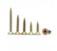 Tornillo avellanado en cruz Tornillos autorroscantes de cabeza plana M3,5, M4 y M5 acero al carbono, 120 unidades(40mm,M5 20pcs)